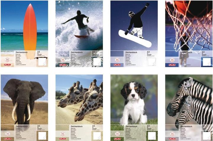 Produktbild Herlitz Zeichenblock DIN A3, 100 g/qm, 20 Blatt (A3, Blanko, Kein Einband)