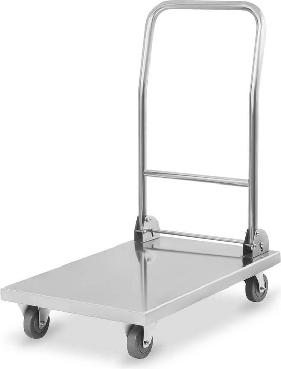 Productafbeelding Royal Catering Transportkar Platformkar Werkkar Roestvrij Staal 400 Kg Opbergkar Zakwagen (400 kg)