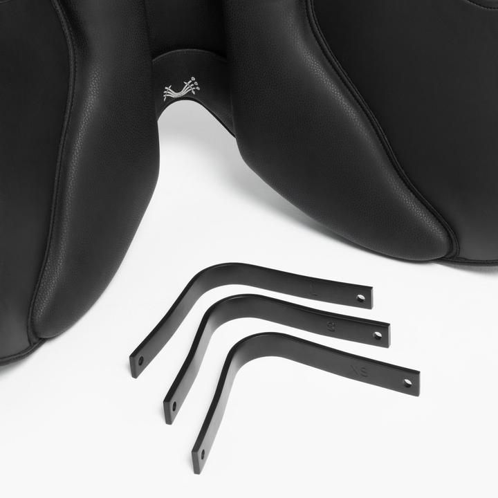 Actual product image Fouganza Leather riding saddle