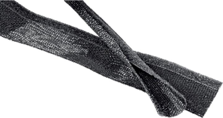 Produktbild Hama Flexibler Gewebe-Kabelschlauch, universal, 20 - 40 mm, 1,8 m, Schwarz (Kabelschlauch, 180 cm)