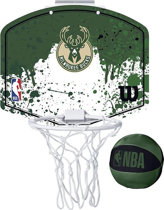 Wilson Nba Team Mini Hoop Milwaukee Bucks
