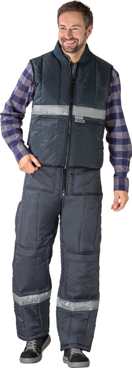 Actual product image Planam Men's thermal waistcoat "5122" navy size L (L)