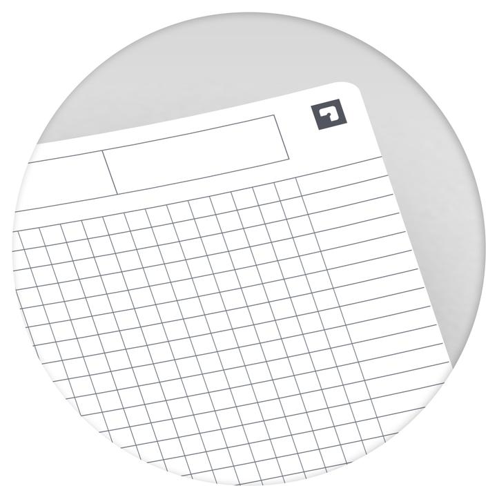 Actual product image Oxford College notepad Essentials (A5, Checked, Soft cover)