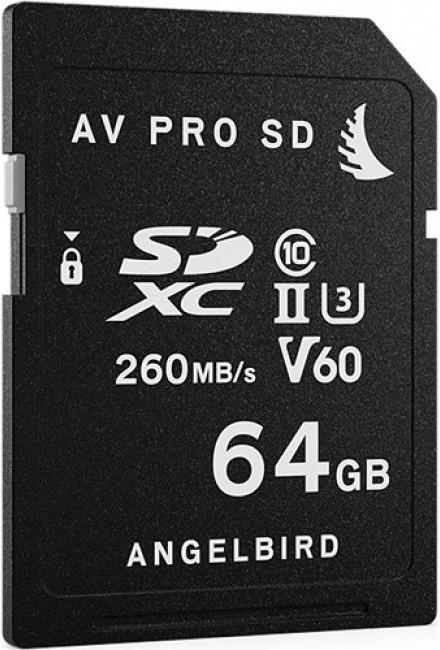 Produktbild Angelbird AV PRO V60 (64 GB, SDXC, U3, UHS-II)