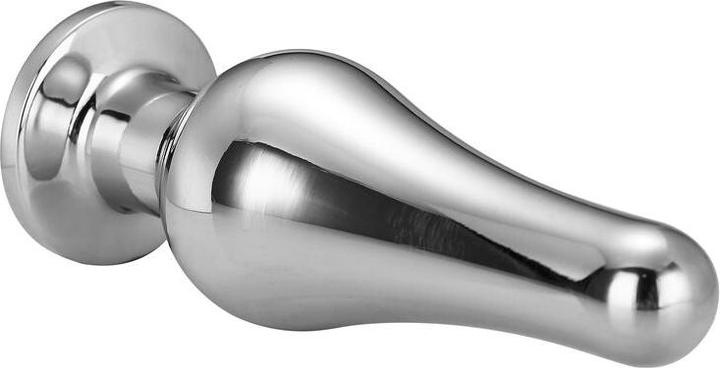 Actual product image Dream Toys Gleaming Love Anal Plug Silver 9 cm