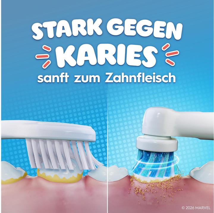 Immagine prodotto Oral-B Aufsteckbürsten Kids Spiderman 4er Aufsteckbürsten (4x)