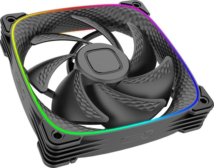 Immagine prodotto Geometric Future Ventola Squama 2503B RGB, confezione da 3 - 120 mm, nera (120 mm, 3 x)