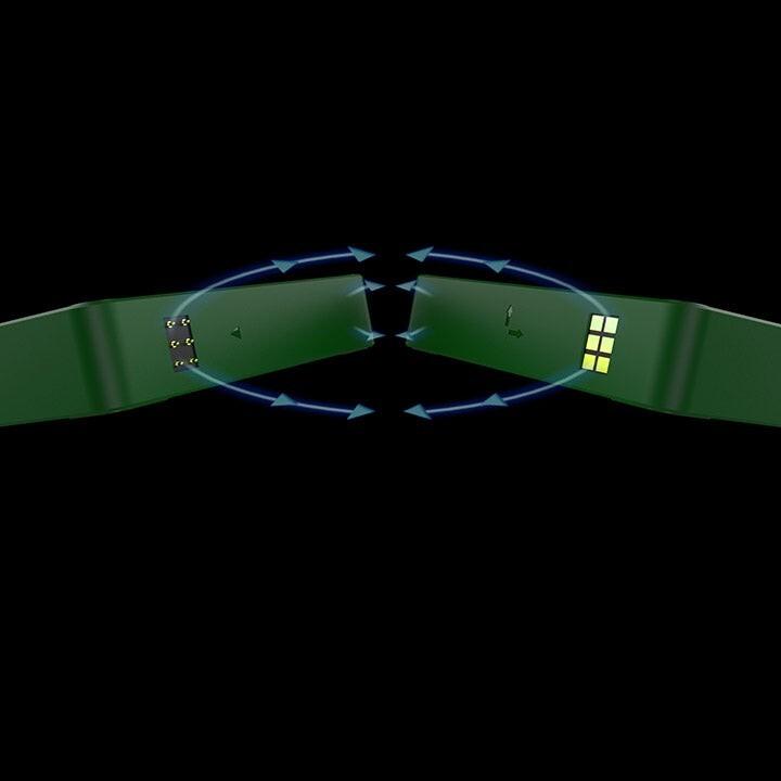 Actual product image Thermaltake TT CT140 EX Reverse ARGB PC Cooling Fan 3 Pack Racing Green (140 mm, 3 x)