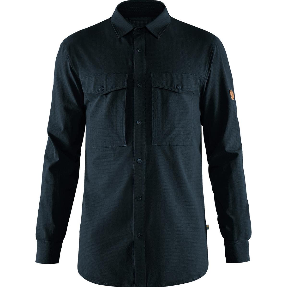 Fjällräven, Herren, Hemd, Abisko Trekking Shirt, Blau, (XL)