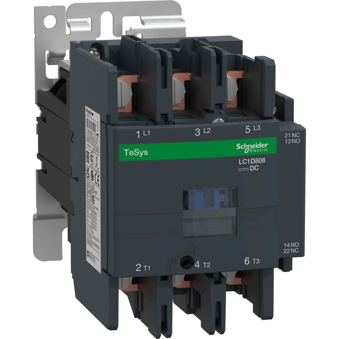 Schneider Electric Leistungsschütz LC1D806BD, Relais