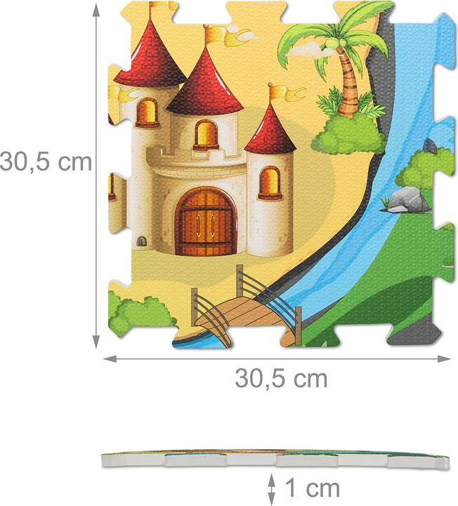 Image du produit Relaxdays Tapis-de-jeu (89.50 x 89.50 cm)