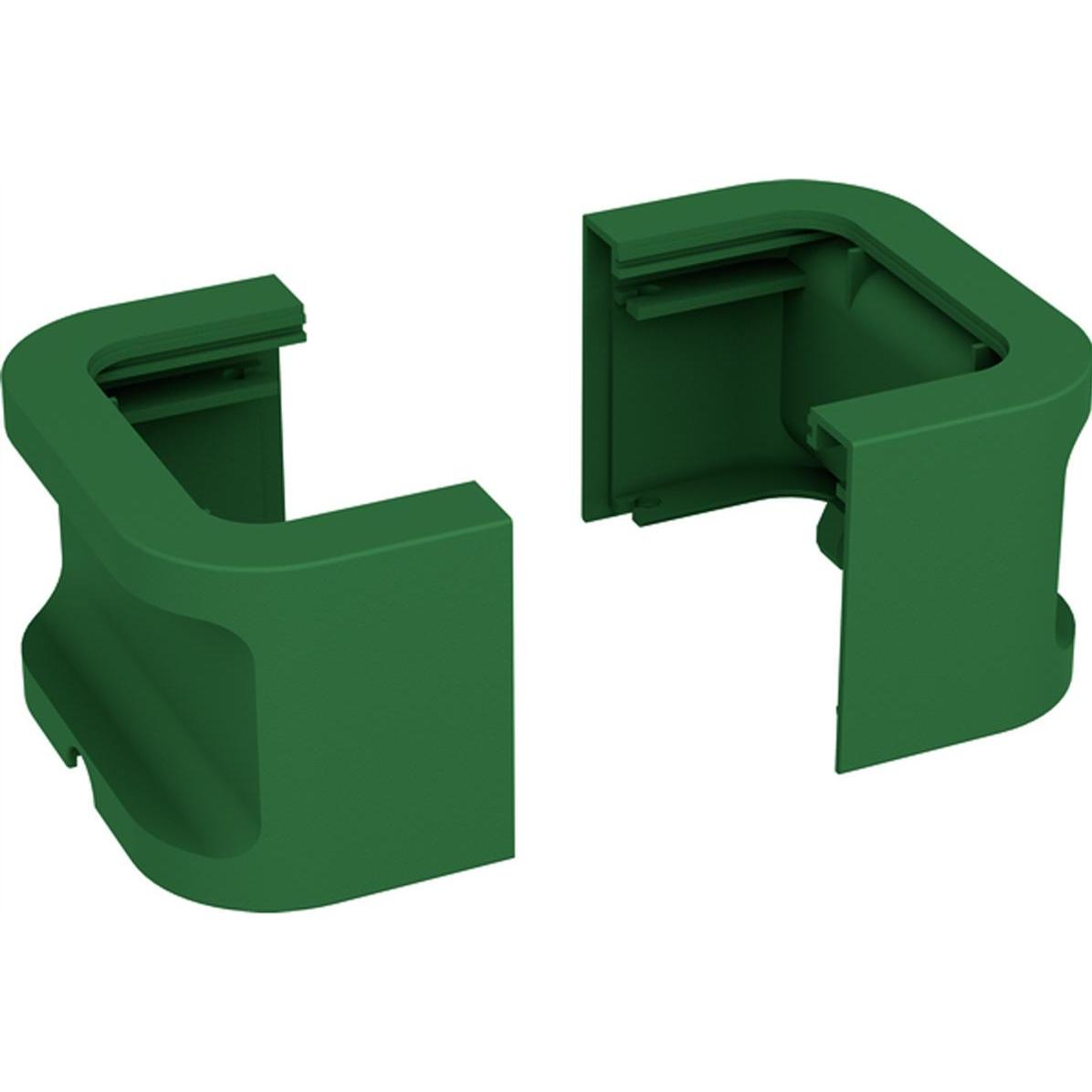 Bachmann, Steckdosenleiste, Endkappen mit Kabelaufwicklung PRIMO 2, grn