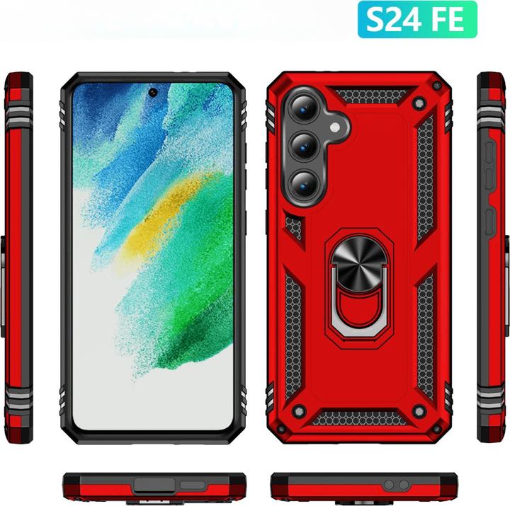 Actual product image Cover-Discount FE - Robust back cover with kickstand (Samsung Galaxy S24 FE)