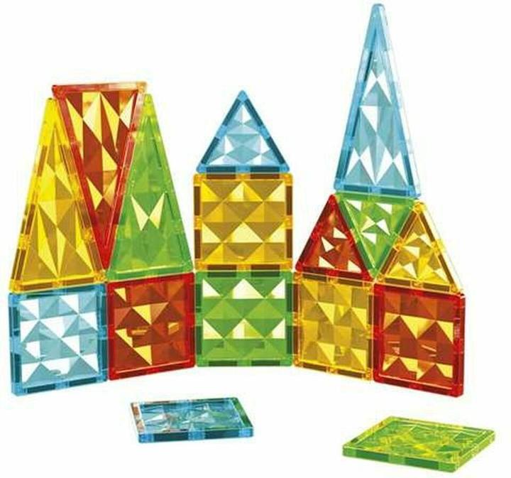 Actual product image Geomag Magnetic Tiles Gems