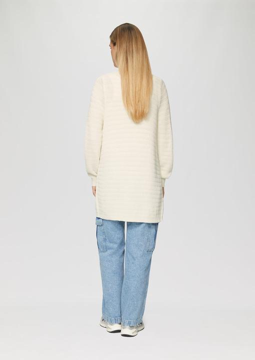 Produktbild s.Oliver Strickjacke Offener Long-Cardigan mit Strukturmuster (XS)