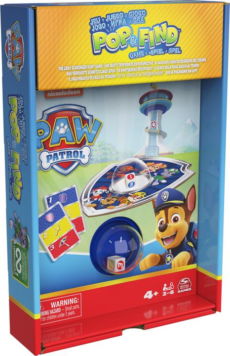 Actual product image Spin Master PAW Patrol Pop and Find, giocattoli PAW Patrol per bambini e bimbi piccoli, giochi divertenti per ba (2 - 6 Players)