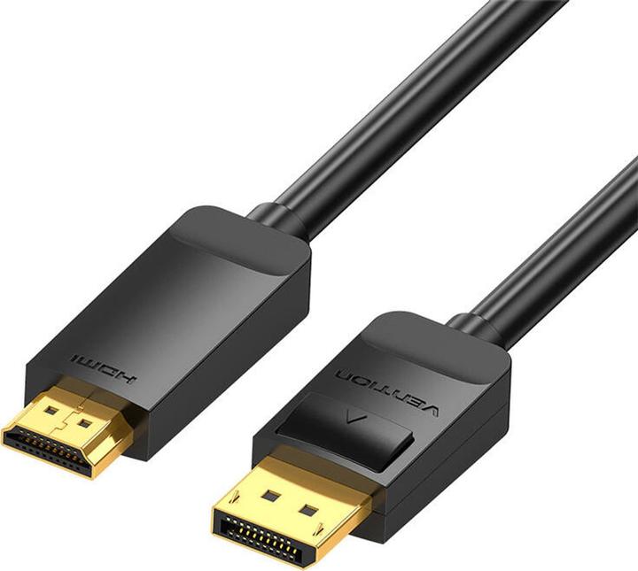 Image du produit Vention Câble DisplayPort 4K vers HDMI 2.0 noir - 2m (2 m)