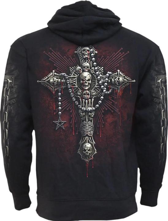 Immagine prodotto Spiral Death Bones Felpa con Cappuccio Adulto Unisex (S)