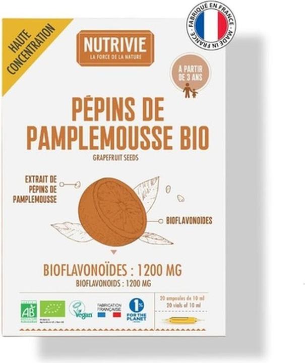 Image du produit Nutrivie Extrait de pépins de pamplemousse bio