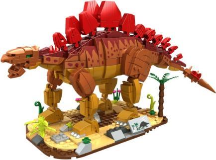 Actual product image Open Bricks DINOSAUR OB-WS0448 Stegosaurus kit