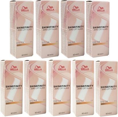 Actual product image Wella Shinefinity Glaze Warm 60ml - Choose Your Colour Tint New (07, 34)