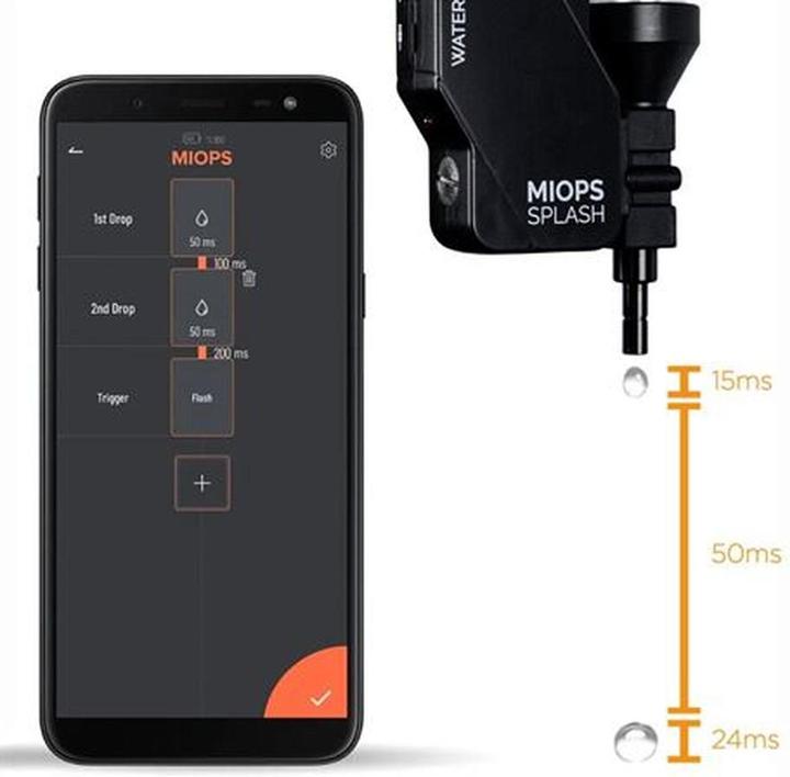 Actual product image Miops Splash V2 water drop kit with holder (Starter Kit)