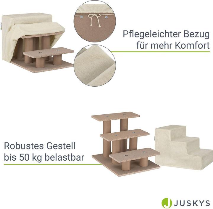 Produktbild Juskys Haustiertreppe Timmy (Katze, Hund)