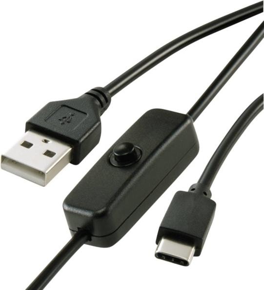 Produktbild Renkforce Strom-Kabel Raspberry Pi (1x USB 2.0 Stecker A