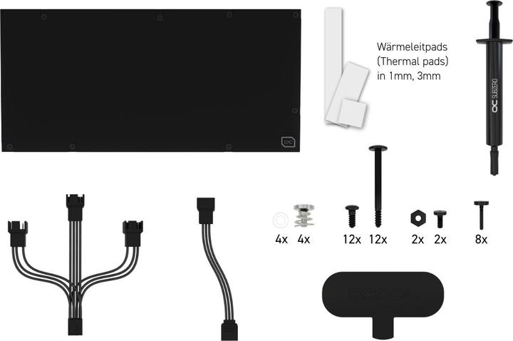 Image du produit Alphacool Eiswolf 2 AIO - 360mm RTX 3090 TI Strix/TUF avec plaque arrière