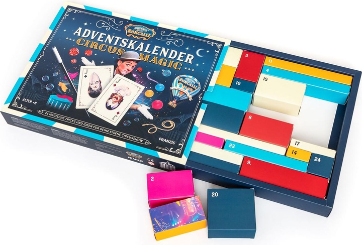 Actual product image Franzis Advent Calendar Roncalli Circus Magic