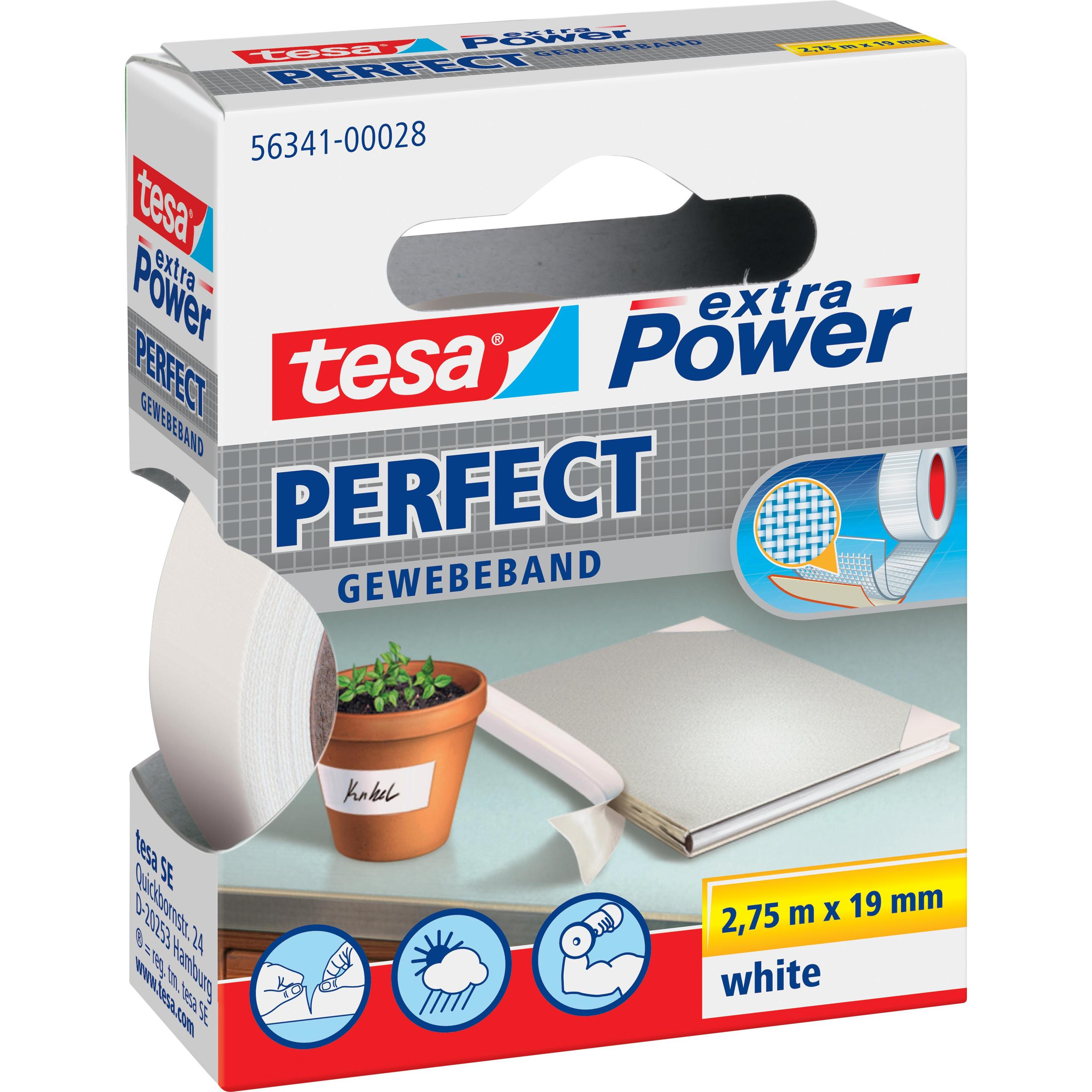 Thumbnail - tesa, Klebeband, EXTRA POWER PERFECT Gewebeband, gewebeverstärktes Ductape (19 mm)