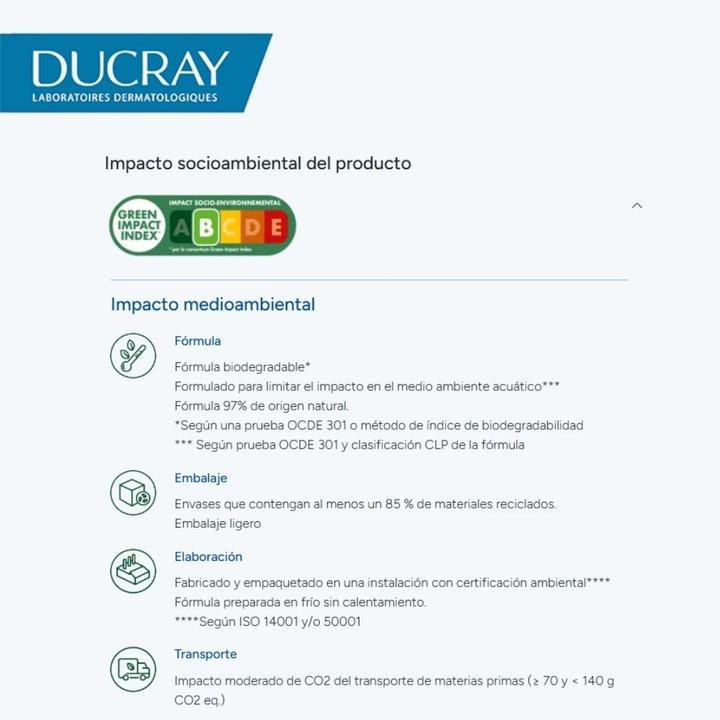 Image du produit Ducray shampoing anticheveux et pousse des cheveux (400 ml)