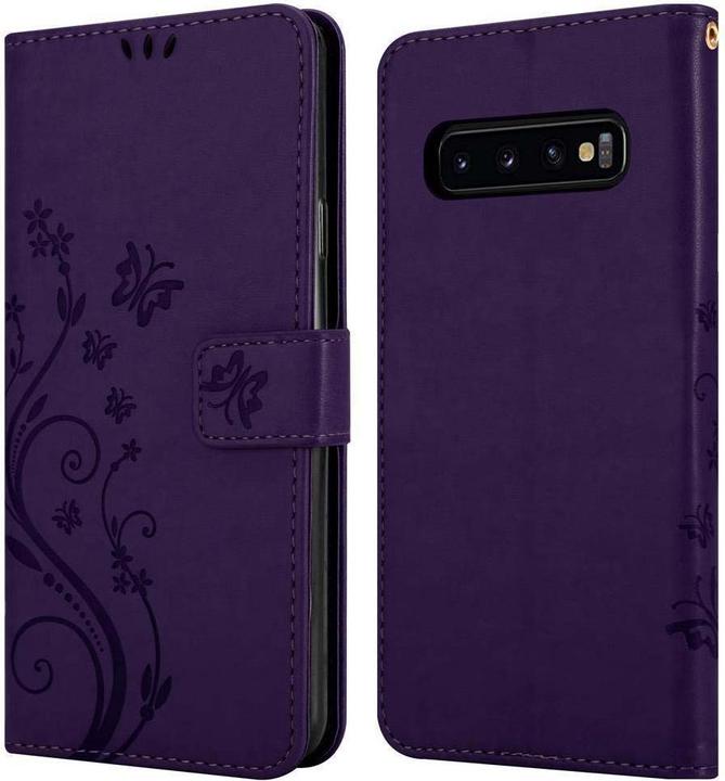Actual product image Cadorabo Flower Book Cover (Samsung Galaxy S10 5G)