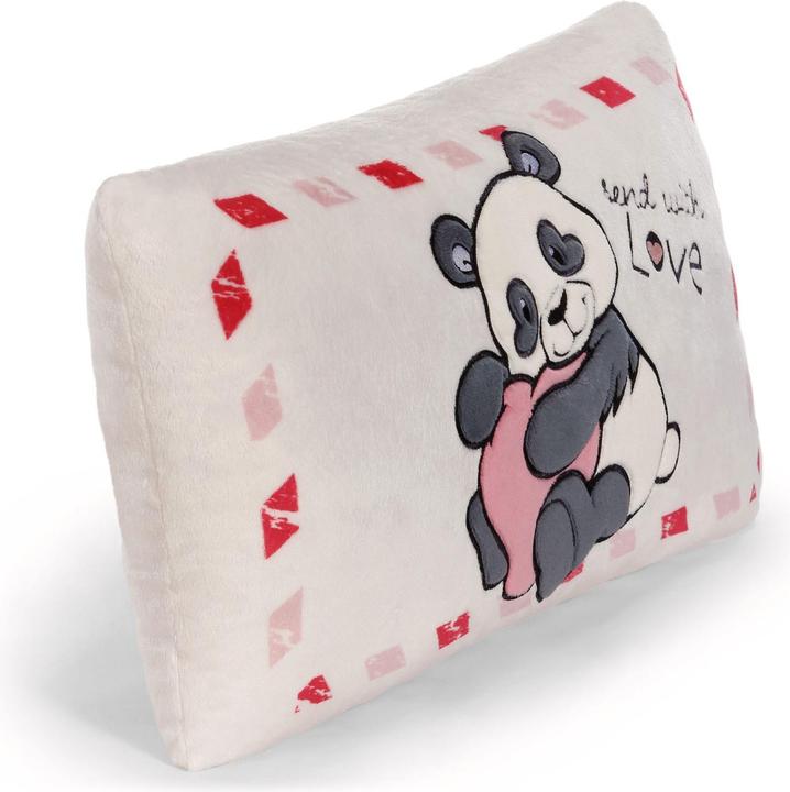 Actual product image NICI 62617 Kissen Love Panda 43x25cm GREEN (43 x 25 cm)