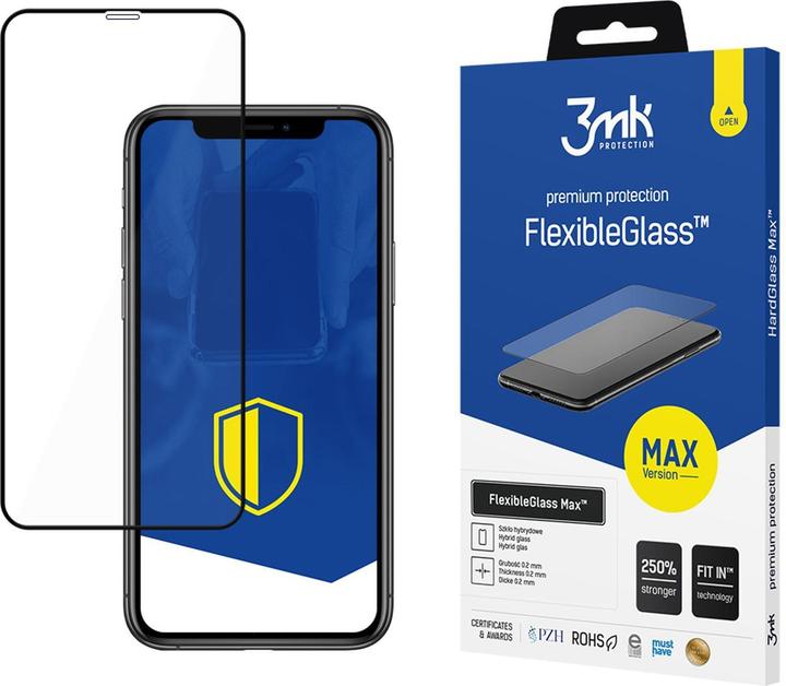 Actual product image 3MK FlexibleGlass Max iPhone Xs (1 pcs., Apple iPhone XS)