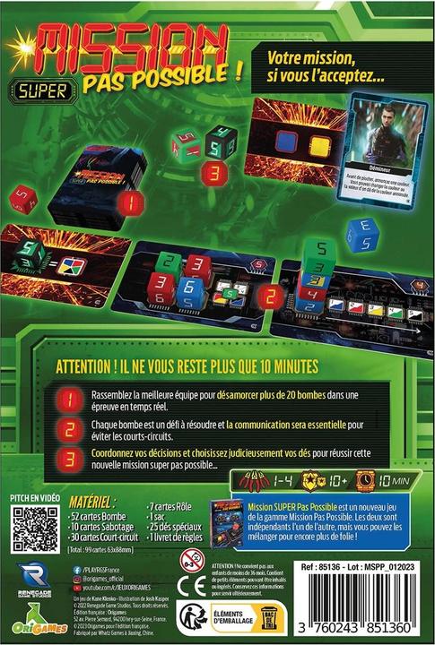 Immagine prodotto Origames Missione Super Pas Possible f (Francese)