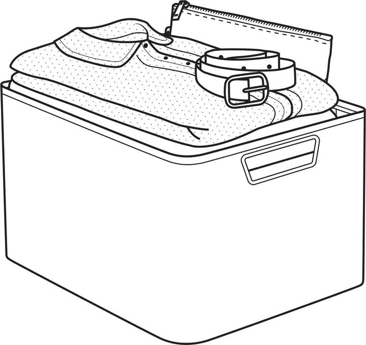 Actual product image Curver 3 STYLE S storage boxes cream 29.1 x 19.8 x 14.2 cm (29 x 20 x 14 cm, 3 l)