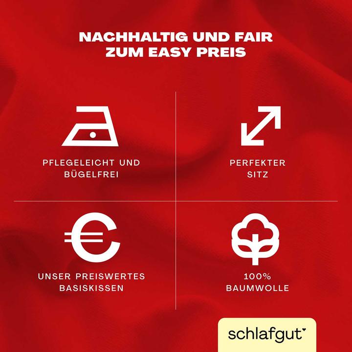 Immagine prodotto schlafgut Easy Jersey (Copricuscino, 70 x 90 cm)