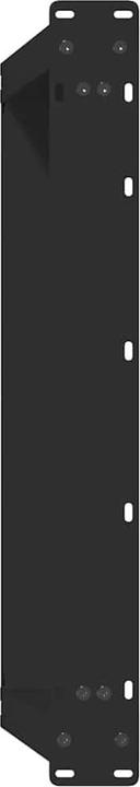 Immagine prodotto vidaXL Gambe del tavolino a U 2 pezzi nero 60x(30-31) cm gamba del tavolo in acciaio