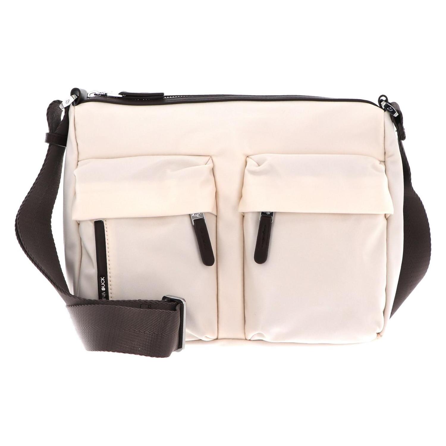 Mandarina Duck, Damen, Handtasche, Umhängetasche Hunter Crossover VCT18, Braun, Beige
