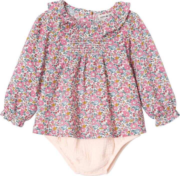 Immagine prodotto Envie de Fraise Baby-Set: Bluse aus Liberty-Stoff & Shorts (74)