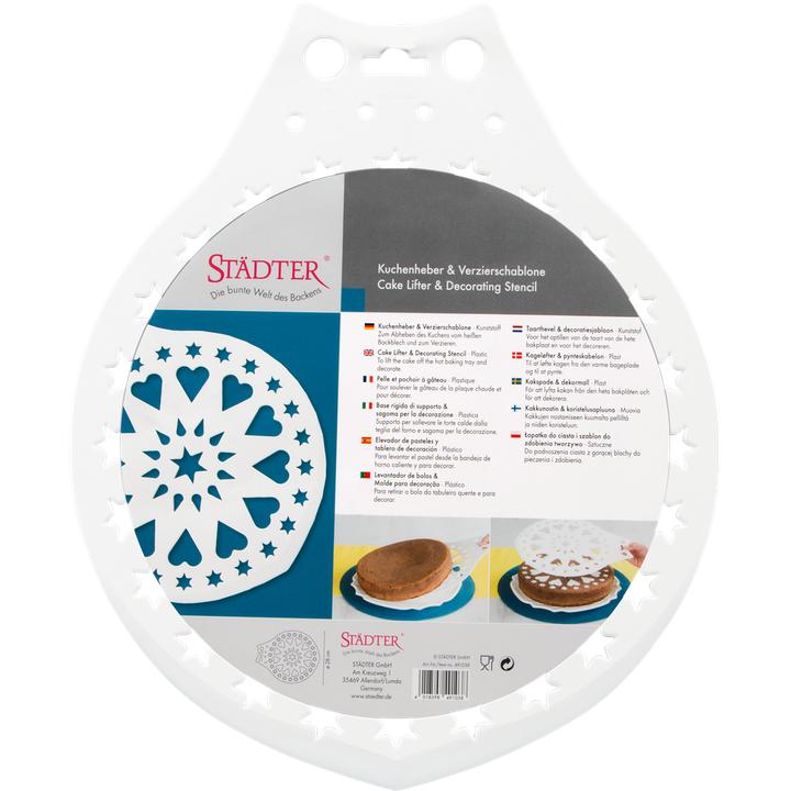 Actual product image Städter Cake server & decorating template approx 28cm