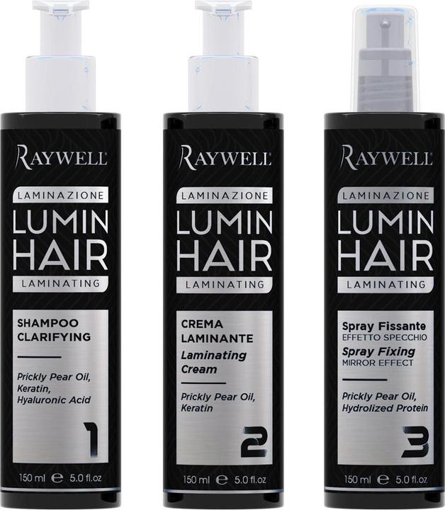 Image du produit Raywell Kit de lamination des cheveux Lumin (Kit de soins capillaires)