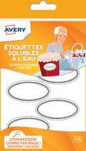 Immagine prodotto Avery Etiquettes solubles... l'eau, ovale