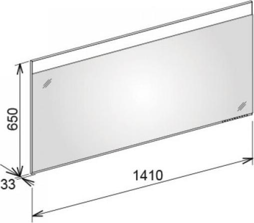 Image du produit Keuco Miroir lumineux Edition 400 11596, 1410 x 650 x 33 mm