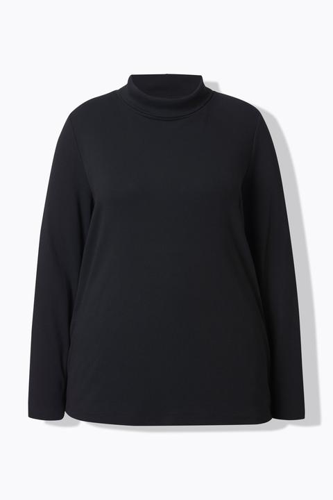 Produktbild Ulla Popken Shirt, Rippjersey, Rollkragen, Langarm (46, 48)