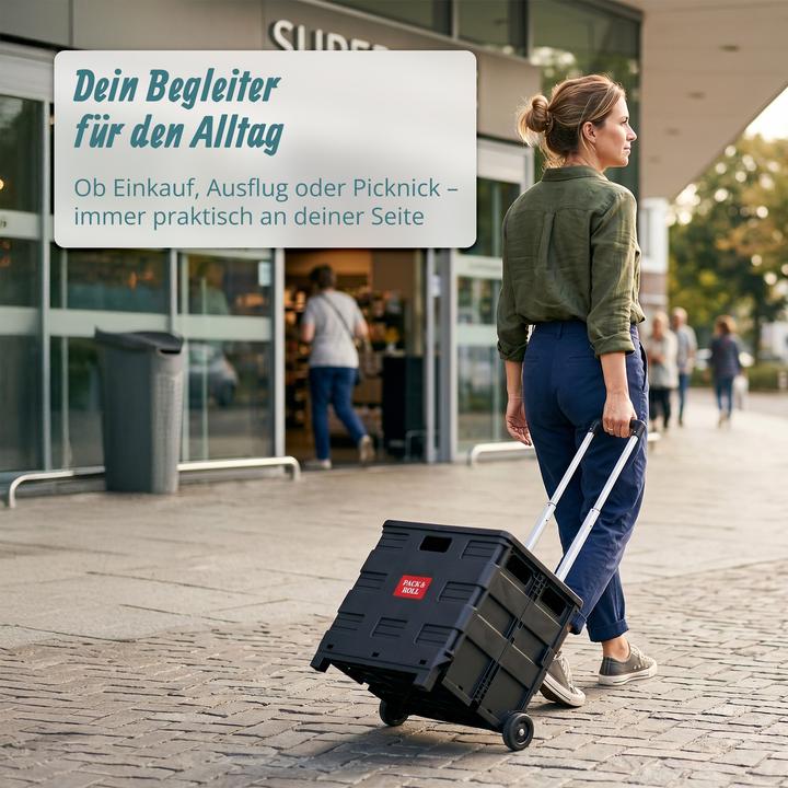 Produktbild Relaxdays Einkaufstrolley klappbar
