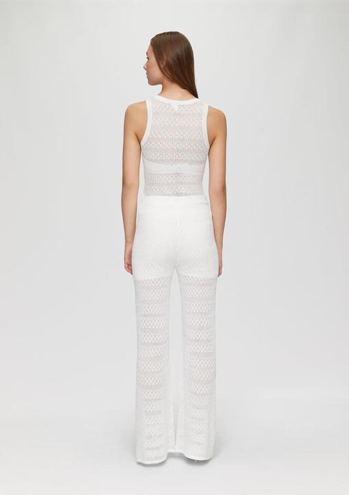 Immagine prodotto s.Oliver Strickpullunder Transparentes Feinstrick-Top mit Ajourmuster (XL)