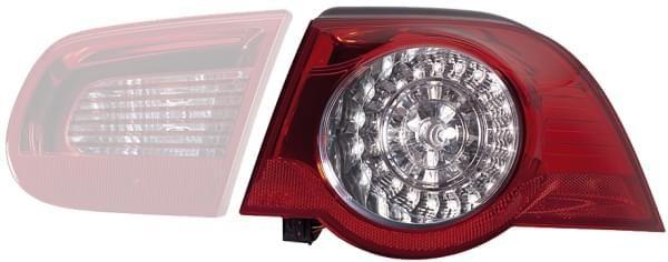 Produktbild Hella 2VA 009 246-131 Rückleuchte LED klar rot Aussenteil