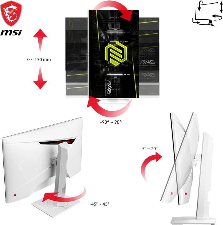 Immagine prodotto MSI MAG 274QRFW (2560 x 1440 pixel, 27")